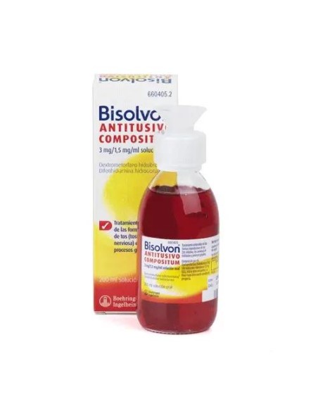Bisolvon Antitusivo Compositum 3/1,5 mg/ ml Solución Oral 200 ml