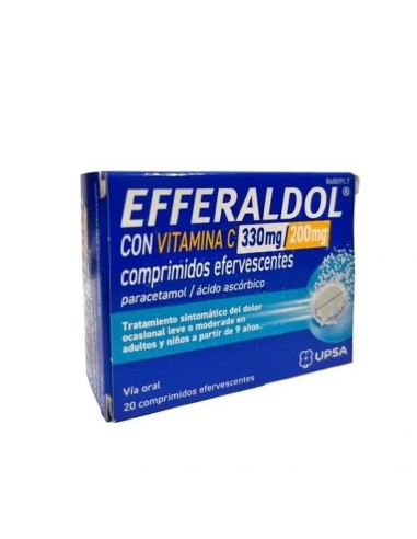 Efferaldol Vitamina C 20 Comprimidos Efervescentes