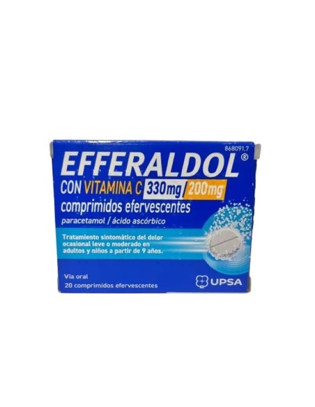 Efferaldol Vitamina C 20 Comprimidos Efervescentes