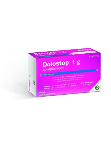 Dolostop 1 gr, 10 Comprimidos