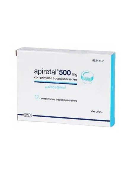 Apiretal 500 mg 12 comprimidos Bucodispersables