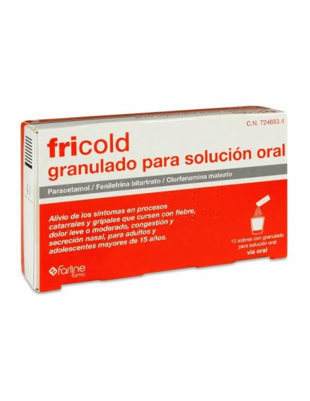 Fricold Granulado Para Solucion Oral, 10 sobres