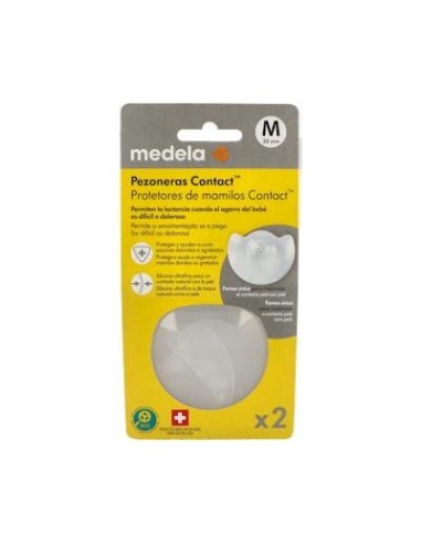 MEDELA PEZONERAS T/ M 20 MM 2 UD