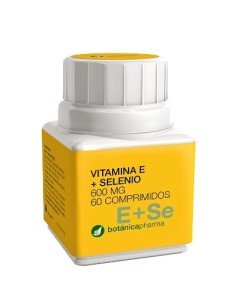 VITAMINA E Y SELENIO 600MG 60COM BOTANIC