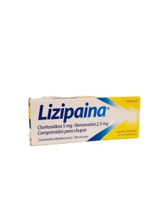 Lizipaina Comprimidos para Chupar, 20 Unidades