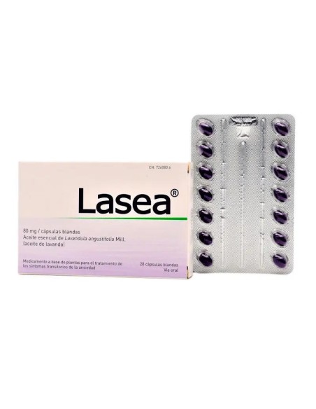 Lasea 80 mg Cápsulas Blandas, 28 Cápsulas