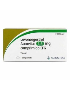 Levonorgestrel Aurovitas  EFG 1.5 mg 1 Comprimido 2