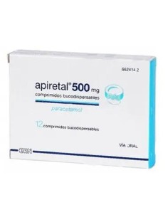 Apiretal 500 mg 12 comprimidos Bucodispersables