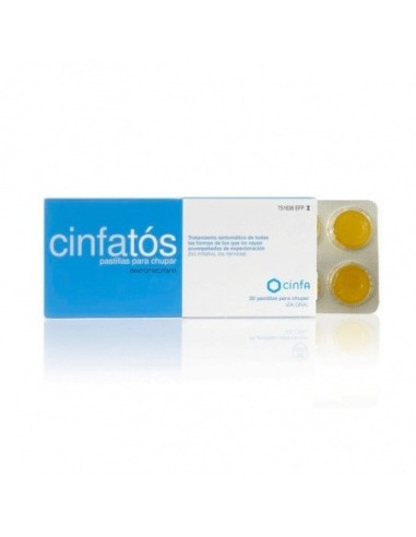 Cinfatos 10 mg Pastillas Para Chupar 20 unidades