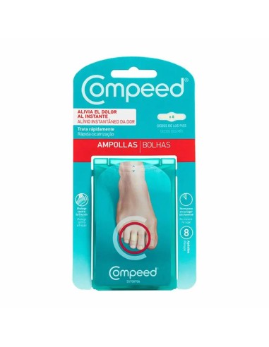 Compeed Apósito Dedos Pies 8 unidades