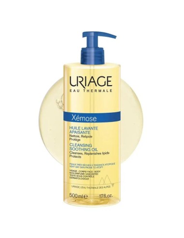 Uriage Xémose Aceite Limpiador Calmante 500 ml