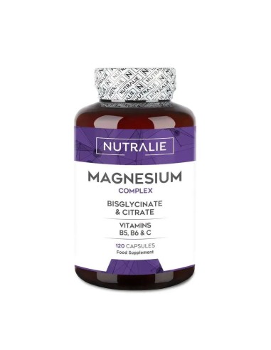 Nutralie Magnesio  Complex Con Bisglicinato Y Citrato, 120 cápsulas